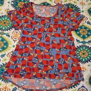 Lu Laroe Donald Duck women's tunic top-SIZE LARGE